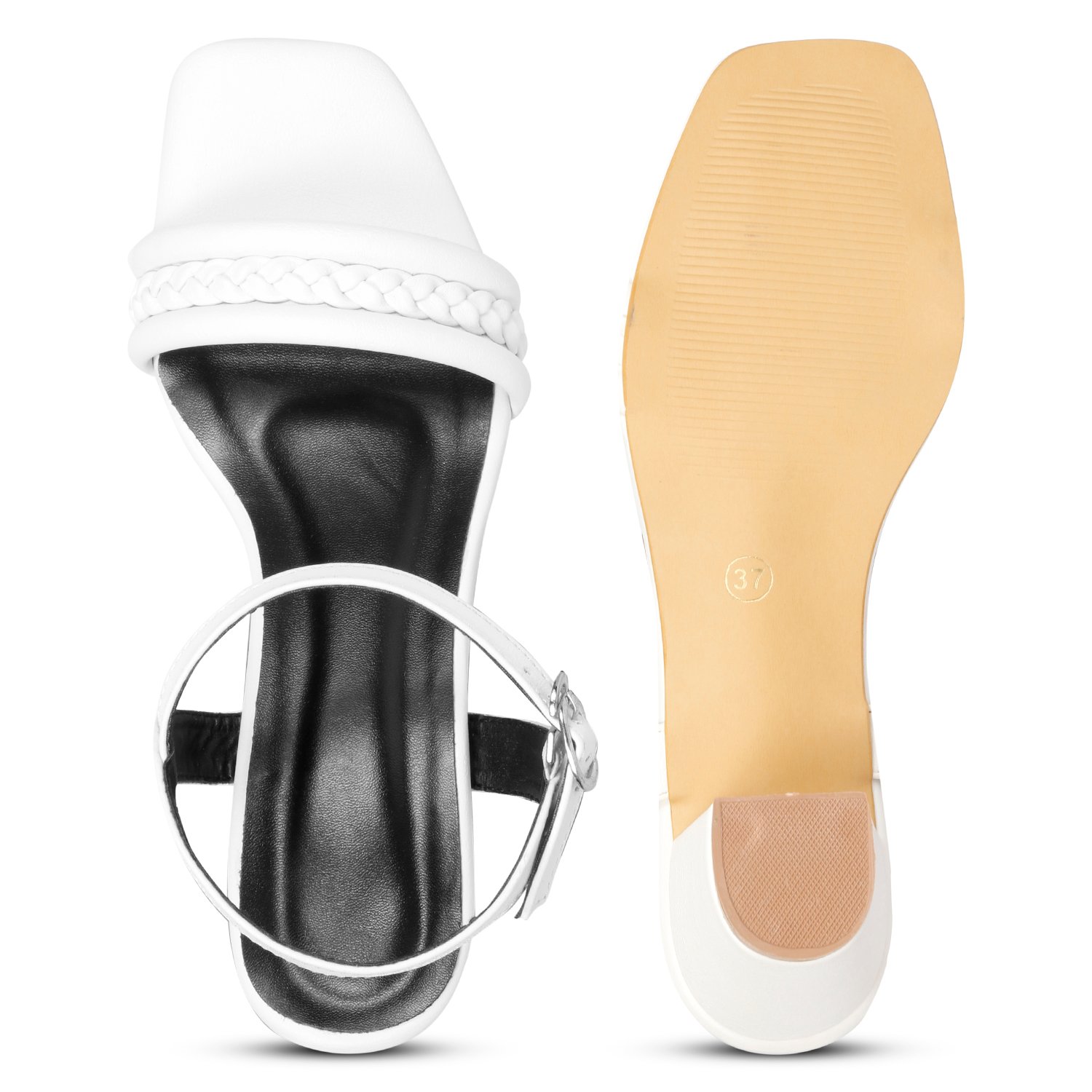 C2 Karts Women Block Heels Sandal