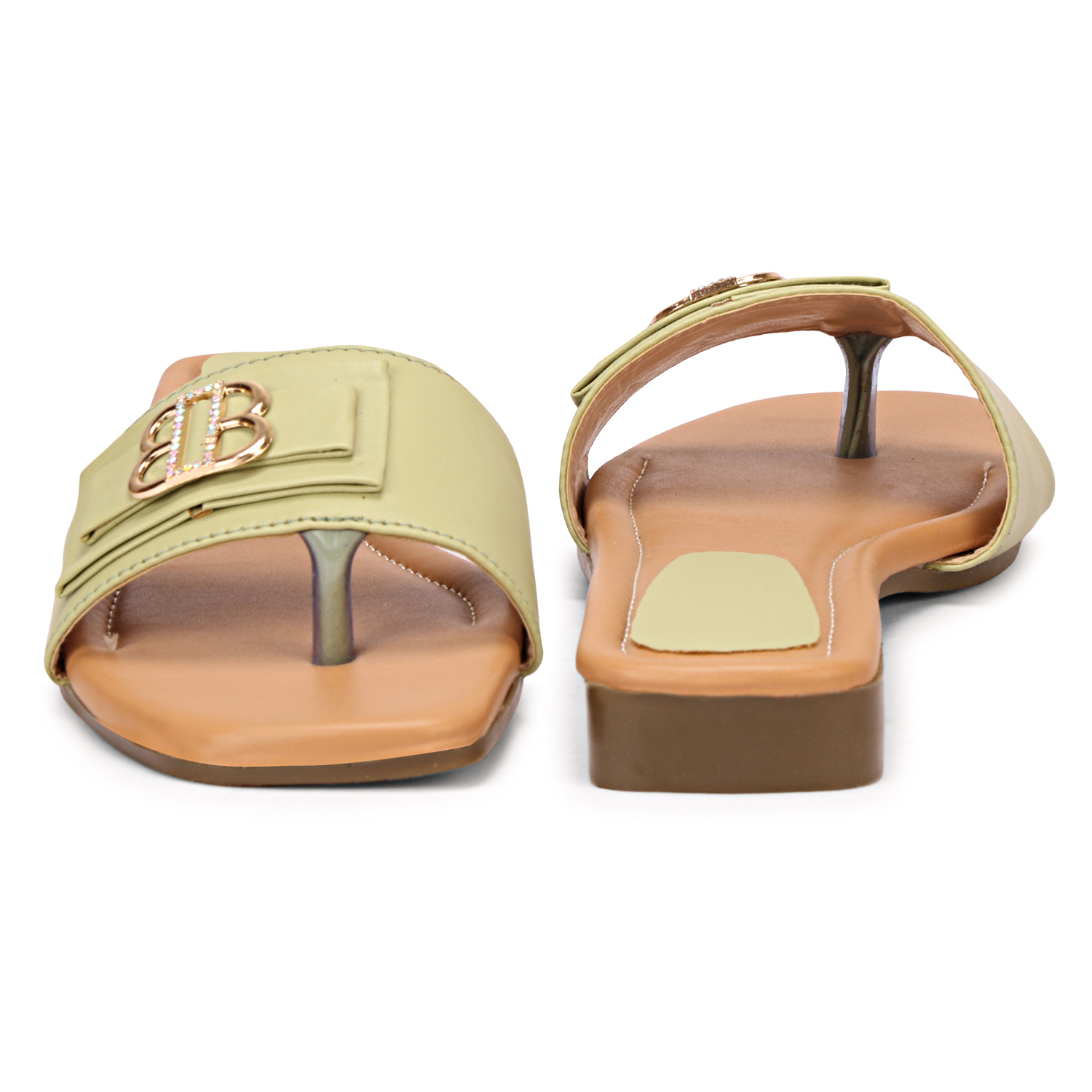 C2 Karts Women Open Toe Flats